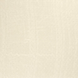 Chiffon Bestickt Punkte Uni  - cremebeige