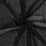 Chiffon Bestickt Punkte Uni - schwarz