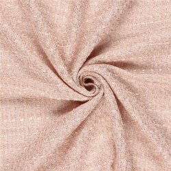 Jacquard Grob Gewebt Lurex - softlachs