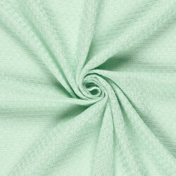 Polyesterstoff Jacquard - softmint