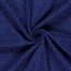 Polyesterstoff Jacquard Lurex - royalblau