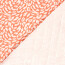 Baumwollvoile Bestickt Leo - orange