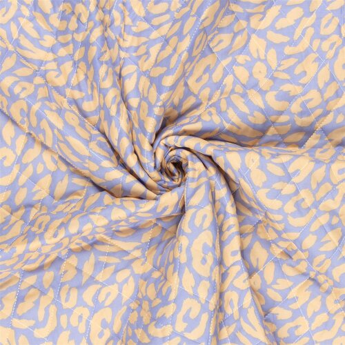 Baumwollvoile Bestickt Leo - helllila