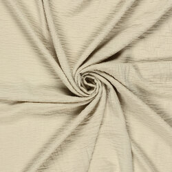 Polyesterstoff gewebt Uni - hellbeige