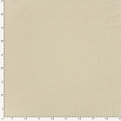 Polyesterstoff gewebt Uni - hellbeige