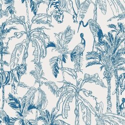 Musselin Bio Natur Tiere im Dschungel -...