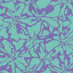 Musselin Blüten - mint