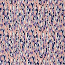 Viskose Popeline kleine Tupfen - lavendel