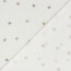 Musselin kleine Schnecken - creme