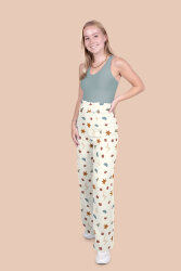 Musselin bunte Formen - creme