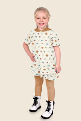 Musselin bunte Formen - creme