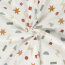 Musselin bunte Formen - creme