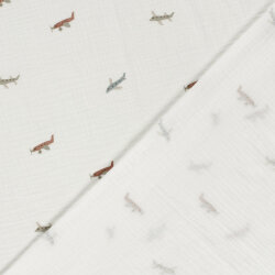 Musselin Flugzeuge - creme