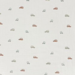 Musselin Autos - creme