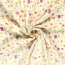 Musselin BIO~Organic Digital HerbstBlumen - creme