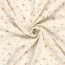 Musselin BIO~Organic Digital Blumenwind - creme