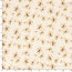 Musselin BIO~Organic Digital schöne Blumen - creme