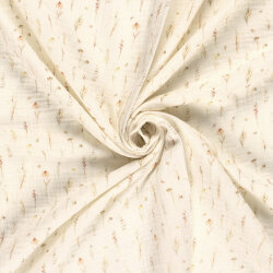 Musselin BIO~Organic Digital Schmetterlingswiese -...
