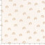 Musselin Digital Regenbogen mit Herz - creme