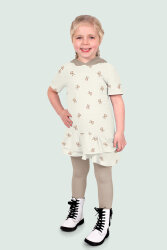 Musselin Digital Teddybären - creme