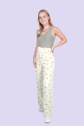 Musselin Digital kleine Fahrzeuge- creme