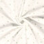 Musselin Digital kleine Blätter - creme