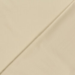 Baumwollstoff Fahnentuch Cretonne *Marie* Uni - hellbeige