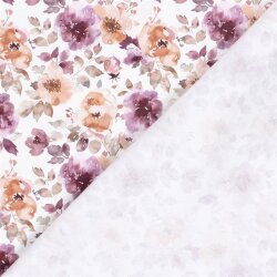 Ganzjahressweat Digital Blumen - creme