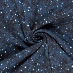 Wintersweat  Digital Sterne - schwarz