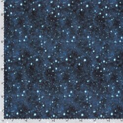 Wintersweat  Digital Sterne - schwarz