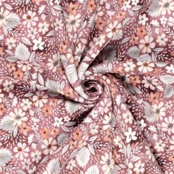 Wintersweat Digital Blumenfeld - beerenrot