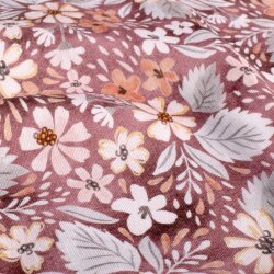 Wintersweat Digital Blumenfeld - beerenrot
