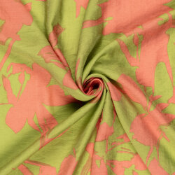 Viskose Nylon Mix LIGHT Köper Blumen - FARBE