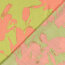 Viskose Nylon Mix LIGHT Köper Blumen - limette