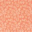 Baumwollpopeline Stretch Blumen - orange