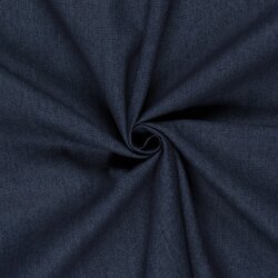 Jeansstoff Uni - stahlblau
