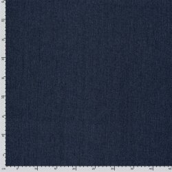 Jeansstoff Uni - stahlblau