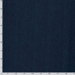 Jeansstoff Uni - petrolgrün