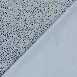 Jeansstoff Foliert Leo - hellblau