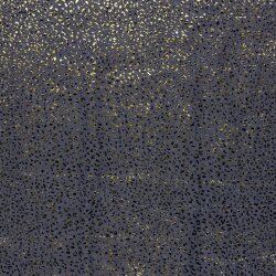 Jeansstoff Foliert Leo - dunkelblau