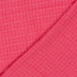 Polyesterstoff Jacquard Lurex - pink