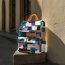 Canvas bunte Rechtecke- petrol
