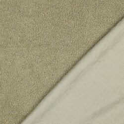Teddystoff *Vera* - OLD GREEN