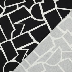 Canvas abstract - schwarz & weiß