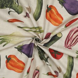 Canvas Digital VEGETABLES - ECRU