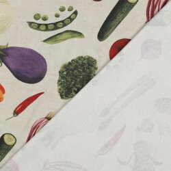 Canvas Digital VEGETABLES - ECRU