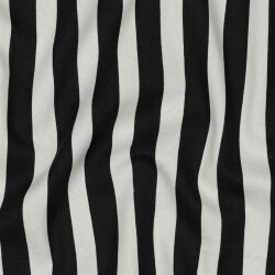 Canvas Gestreift - schwarz/weiß