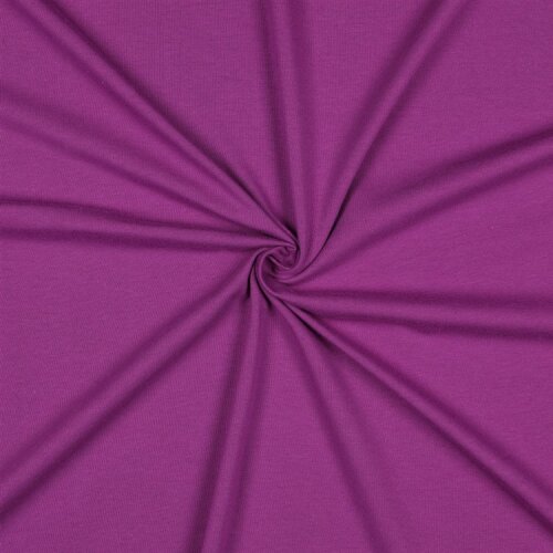 Baumwolljersey Bio~Organic *Gerda* - dunkelviola