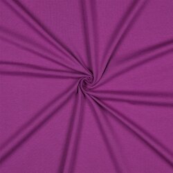 Baumwolljersey Bio~Organic *Gerda* - dunkelviola