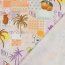 Canvas Digital TROPICAL PATCHWORK - PEACH